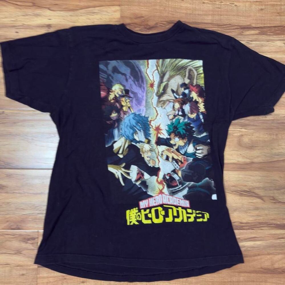 My Hero Academia Black Anime Character Graphic T-Shirt